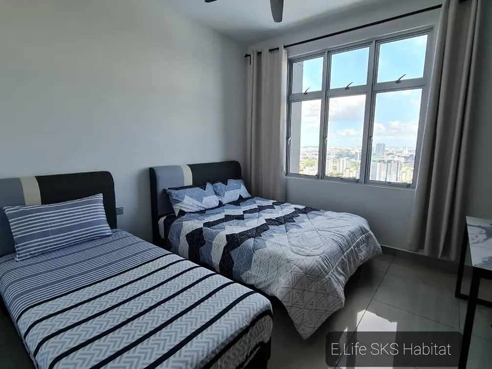 E Life Sks Habitat With Wifi Netflix Apartment Johor Bahru