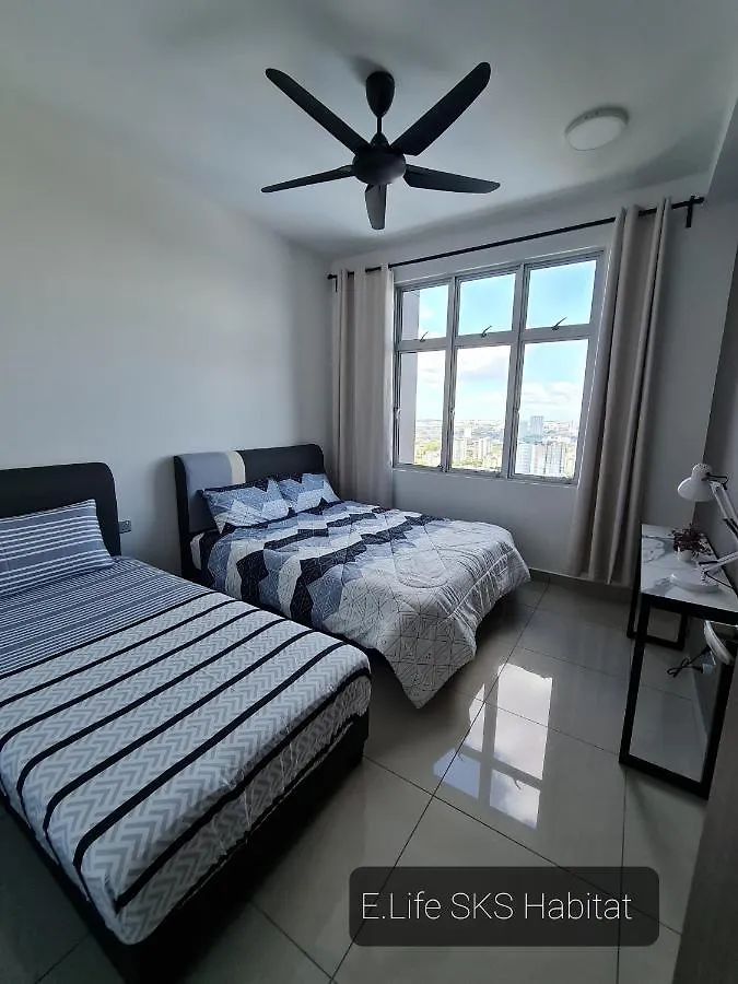 E Life Sks Habitat With Wifi Netflix Apartment Johor Bahru