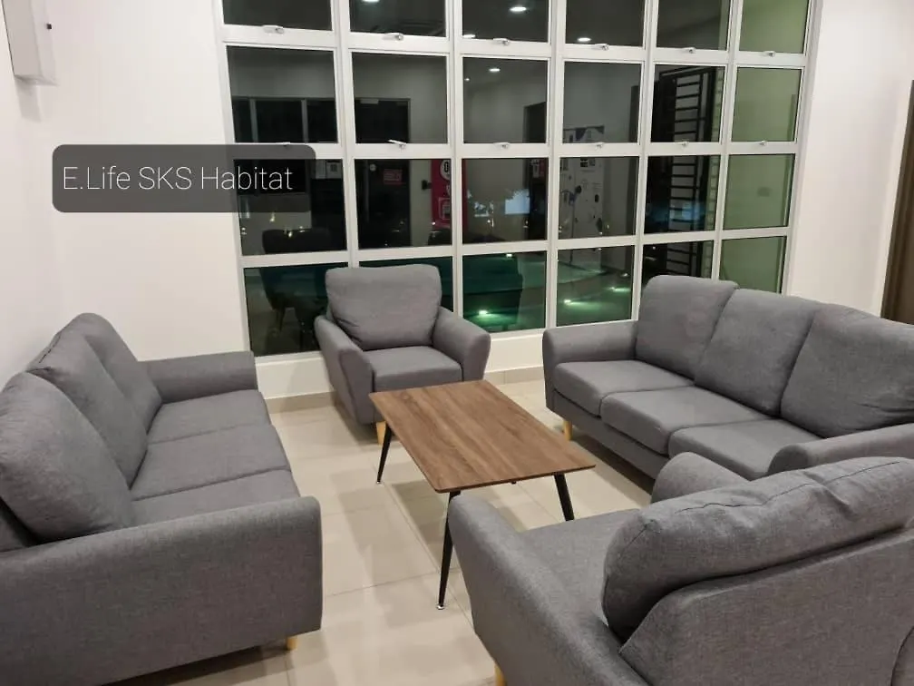 E Life Sks Habitat With Wifi Netflix Apartment Johor Bahru