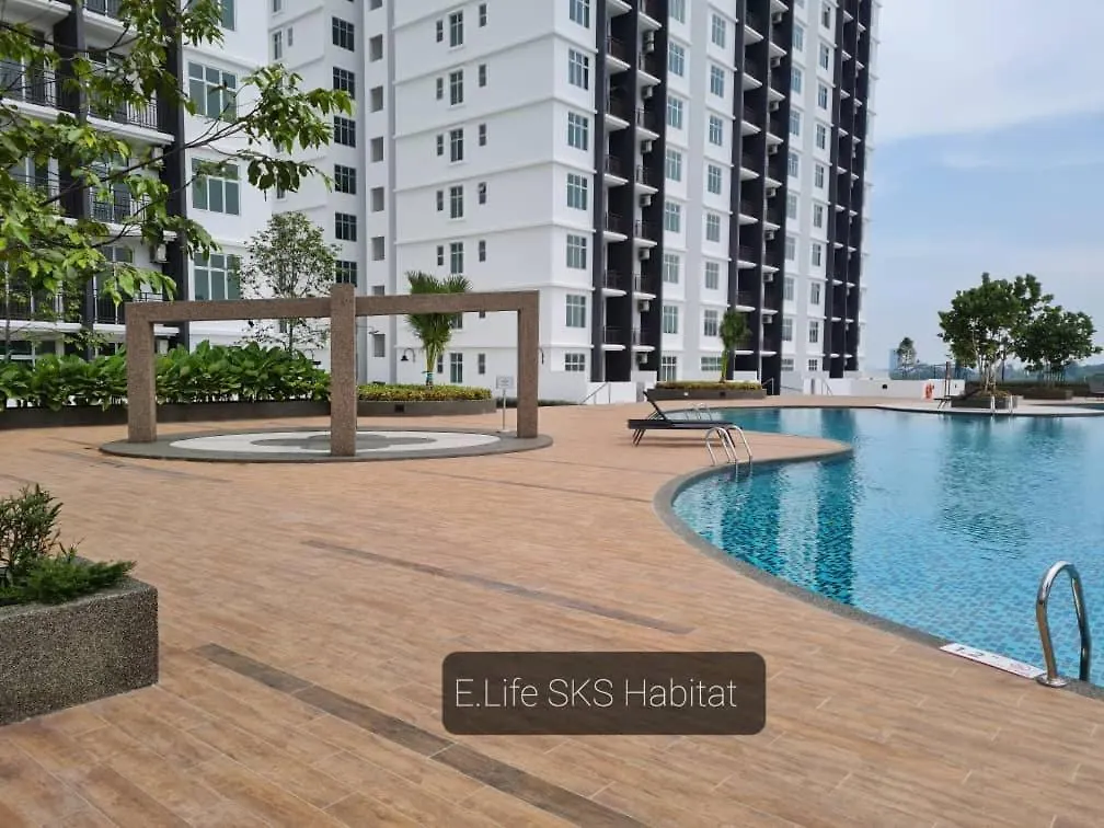 Apartamento E Life Sks Habitat With Wifi Netflix Johor Bahru 0*,  Malasia